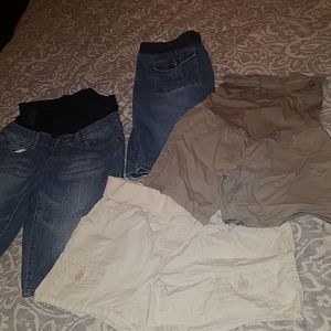 SZ S. Liz Lange/Motherhood Maternity shorts bundle